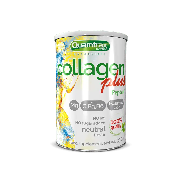 Collagen Plus Peptan 350 gr. con magnesio, vitamina C, B3, B6 y ácido hialurónico. QUAMTRAX - 1