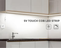 Tira De Luces LED COB Con Sensor Táctil USB 5V Dimmable En Tubo De Silicona Suave Y Neón Impermeable 320leds/m Luz Super Brillante Para Iluminación Doméstica - details 0