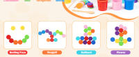 Juguete Montessori De Madera Juego De Colores Y Alineación Con Bolas Arcoíris En Copas Educación Temprana Para Niños De Preescolar Edad 3+ - details 2