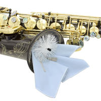 Toalla De Limpieza Para Saxofón Con Cepillo Accesorios Para Instrumentos De Viento Apto Para Alto Tenor Soprano Tela Para Tubo Interno Partes De Saxofón - details 0