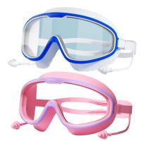 Gafas De Natación Impermeables Con Antiniebla Y Protección UV Para Exterior Con Tapones Para Oídos Gran Marco Para Adolescentes Y Adultos Mayores De 14 Años - details 1