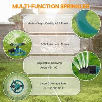 Boquilla De Riego Automática 360 Grados Para Jardín Y Césped Sprinkler Con Reparación De Agua Fácil Suministros De Riego De Jardín - details 5
