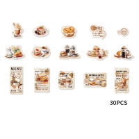 30pcs Pegatinas De Maleta Vintage Con Graffiti Para Taza De Té Por La Tarde Y Café Decoración De Cuaderno Guitarra Juguete Clásico PVC Adhesivos - details 10