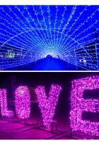 Luces De Cadena LED Para Exteriores Impermeables Guirnalda De Navidad Para Bodas Y Fiestas Decoración De Jardín Navidad Multicolor Blanco Cálido - details 13