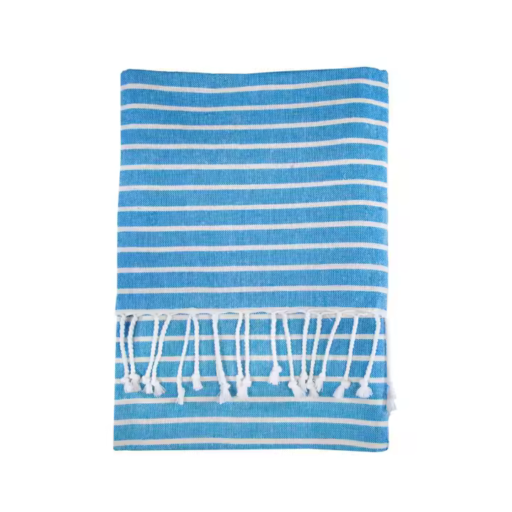SUN & SURF Fouta de Playa Individual 100% Algodón 90x170 cm - Toalla Ligera y Versátil Tipo Pareo - 1