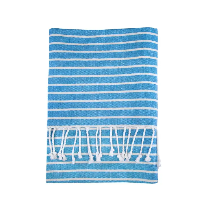 SUN & SURF Fouta de Playa Individual 100% Algodón 90x170 cm - Toalla Ligera y Versátil Tipo Pareo - 1