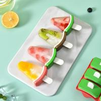 Moldes para paletas, Moldes para Helado, Moldes para paletas con forma de fruta, Moldes de silicona reutilizables para hielo, Moldes para Helado Caseros de desmoldar - details 0