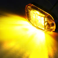 Lámparas De Indicador De Lateral 4 LED 12V-24V Ovaladas Para Camiones Autobuses Y Caravanas Luz De Claridad Para Freno Delantero Y Trasero Accesorio De Vehículo - details 2