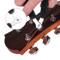 Herramienta De Reparación De Guitarra 3 En 1 Negro Afinador De Cuerdas Cortador De Cuerdas Y Retirador De Pines Del Puente - details 4