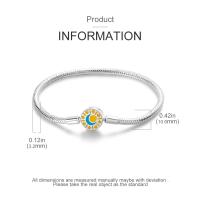 Pulsera De Plata 925 Para Mujer Con Cierre Original Y Cadena De Serpiente Adecuada Para Colgar Charm Brillo Zirconia Pulsera Clásica Para Fiestas - details 88