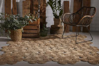 Alfombra de Yute Cuadrada Parentesi Quadra 200x200cm - Decoración Natural para Tu Hogar - details 2