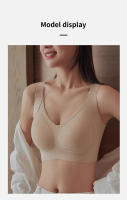Sujetador Sin Costuras Para Mujer Estilo Delgado Adecuado Para Pechos Grandes Y Pequeños Sin Alzas Antideslizante Talla Grande Pull-up - details 16