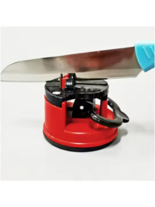 Afilador Portátil Para Cuchillos De Cocina Adecuado Para La Mayoría De Los Tipos De Hojas Profesionales De Afilar Cuchillos Herramienta De Afilado De Cuchillos (Rojo, Azul) - 1