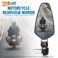 Espejo Retrovisor Para Motocicleta Universal 7/8 Pulgadas Manija De Manillar Vidrio Azul Espejo Lateral De Retrovisores - details 2