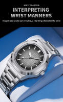 Reloj De Hombre PENGAGAR Lujo Militar Quadrado Impermeable Luminoso Con Fecha Y Día De La Semana Acero Inoxidable Reloj De Cuarzo Con Estuche - details 15