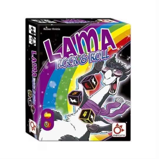 LAMA Rock & Roll - Diversión con Dados y Cartas para Toda la Familia - Mercurio - 1