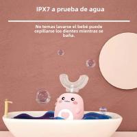 Cepillo De Dientes Eléctrico Para Niños En Forma De U Silicona Cartoon Inteligente 360 Grados Cepillo Sonic Recargable Automático - details 2