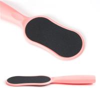 2 piezas de lima para pies, removedor de piel agrietada, lima exfoliante para manos, color rosa - details 0