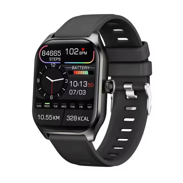 Nuevo reloj inteligente con control de frecuencia cardíaca, presión arterial, oxígeno en sangre, llamadas Bluetooth y multideporte. - 1