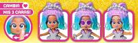 KOOKYLOOS Serie Golden Gala Lily, Rose y Crystal o Valentina, Stella y Pearl . Pack de 3 muñecas coleccionables. Cada muñeca incluye 3 caras diferentes, un bolso, ropa, zapatos de moda y un accesorios - details 6
