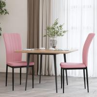 vidaXL Sillas de comedor 2 unidades terciopelo en color Negro/Azul/Verde oscuro y más | cómodas modernas ergonómicas para comedor cocina salón hogar - details 3