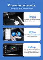Adaptador De Carplay Sin Cable Carlinkit 3.0 Mini Para Coche Compatible Con Toyota Mazda Nissan Camry Audi Kia IOS15 Para Spotify Conexión Rápida Y Fácil Instalación - details 10