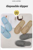 Pantuflas Desechables Para Hombres Y Mujeres Uso Doméstico Hotel Salon De Belleza Fiesta Cerradas Para Invitar Adultos Tamaño Universal - details 0