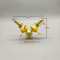 Adaptador De Conector De Tubo De Bola De Apagado Tipo Y De Latón Para Combustible Gas Agua Aceite Aire 6/8/10mm Barb De Goma - details 9