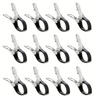 10pcs Clip De Cubierta De Piscina Duradero De Acero Inoxidable Con Manillas De Plástico Clips De Resorte De Alta Dureza Para Viento - details 1