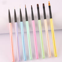 Pincel De Uñas Aurora Mango Lápiz De Arte Para Dibujar Líneas Rayas Pintura Flor Herramientas De Manicura Artísticas - details 1