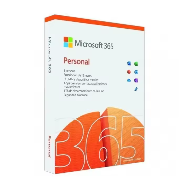 Microsoft Office 365 Personal/ 1 Usuario/ 1 Año - 1