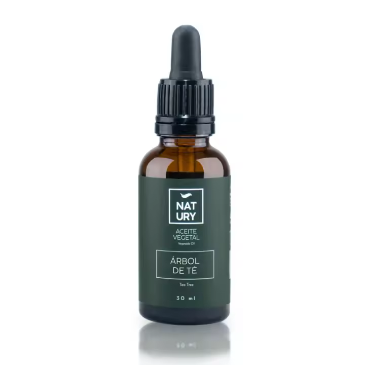 NATURY Aceite Árbol de Té 30ml - Propiedades Antimicrobianas y Antiinflamatorias para Afecciones de la Piel - 1