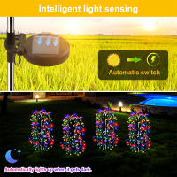Luces De Árbol De Sauce Solar Para Exterior Con 200 LED 8 Modos De Iluminación IP65 Impermeables Para Jardín Terraza Camino Decoración Navideña - details 4