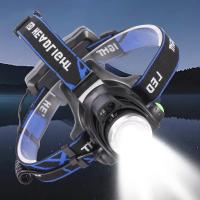 Linterna Frontal LED Recargable Potente Con 3 Modos De Iluminación Telescópica Para Pesca Camping Bicicleta ZoAom - details 1