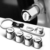 4pcs Accesorios De Rueda De Coche Metálicos Con Válvula Y Herramientas Para Volkswagen BMW Toyota Honda Mercedes Audi Nissan - details 0