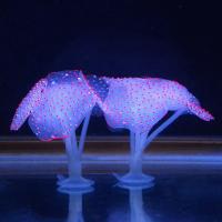 Coral Luminoso De Silicona Para Acuario Decoración Submarina Con Hojas Grandes Paisaje Acuático Accesorios Para Tanque De Peces - details 2