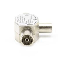 Banner - Divisor coaxial en T macho