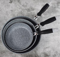 Sartén Wok No Adherente 28/26/24/20cm Para Inducción Y Fogón De Gas Herramienta De Cocina Para Hornear Panques Y Huevo Set De Cocina Eco-amigable - details 17