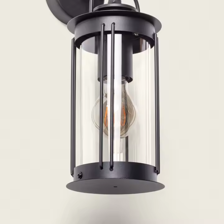 Ledkia Lámpara de Pared Exterior Acero Inoxidable Kumod Negro - 1