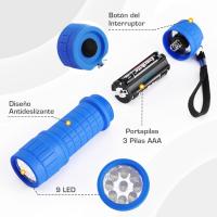 6 Piezas Indoor de 9 LED, Juego de Mini Interior with Pilas, Interior de Bolsillo Coloridas, Gift para Niños y Adultos, Ideal para Camping, Actividades al Aire Libre y Fiesas - details 1