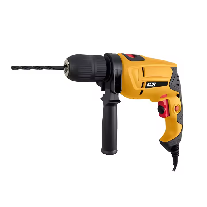 Taladro Percutor Blim 500W - Velocidad Regulable - Portabrocas 13mm Sin Llave - 1