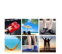 Zapatillas De Verano Para Hombre Sandalias Transpirables Con Agujeros Clogs De Talla Grande 49 Pantuflas De Playa Moda Flip Flops EVA - details 1