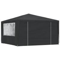 vidaXL Carpa Profesional para Fiestas con Paredes 4x4m Campamento Toldo Color Azul,  Blanco,  Antracita y mas - details 3