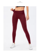 Leggings De Yoga Para Mujer Calor Invierno Elásticos Talla Completa Deporte Gimnasio Running Leggings De Poliéster Y Spandex - details 10