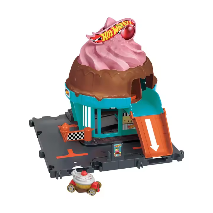 Set City Let's Race Heladería HTN77 HOT WHEELS HOT WHEELS - 1
