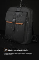 Mochila HcanKcan Para Hombre Negocios 15.6” Impermeable Casual Exterior Múltiples Bolsillos Trabajo Oficina Escuela - details 7