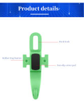 SQUID KING 2pcs Porta Anzuelos Para Pesca Accesorios Portátiles Para Caña De Pescar Soporte Para Anzuelos Fijador De Señuelos Juguete De Pesca - details 4