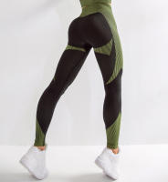 Leggings De Gimnasio Para Mujer Cintura Alta Sin Costuras Con Control De Abdomen Talla Justa Para Yoga Running Actividad Física - details 11