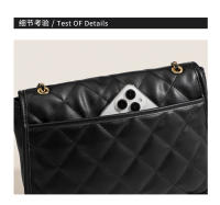 Bolso de gran capacidad para mujer, Nuevo bolso de mano con cadena para ir al trabajo en otoño e invierno de 2024, Bolso bandolera de alta gama. - details 4