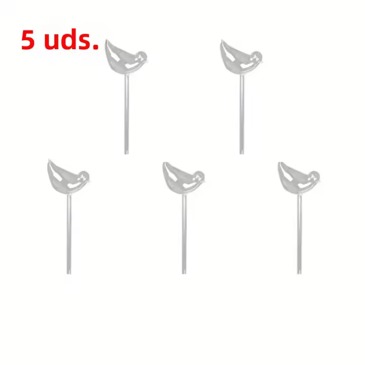 5 Packs De Globos Autoidal En Forma De Pájaro Para Riego Automático De Flores Y Herramientas De Jardín Dispositivo De Seepage De Agua Por Drip - 1